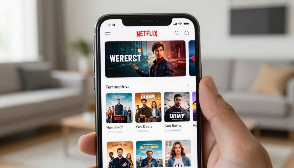 Netflix app para celular