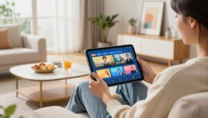 Sua TV portátil: Aproveite o App de TV Online