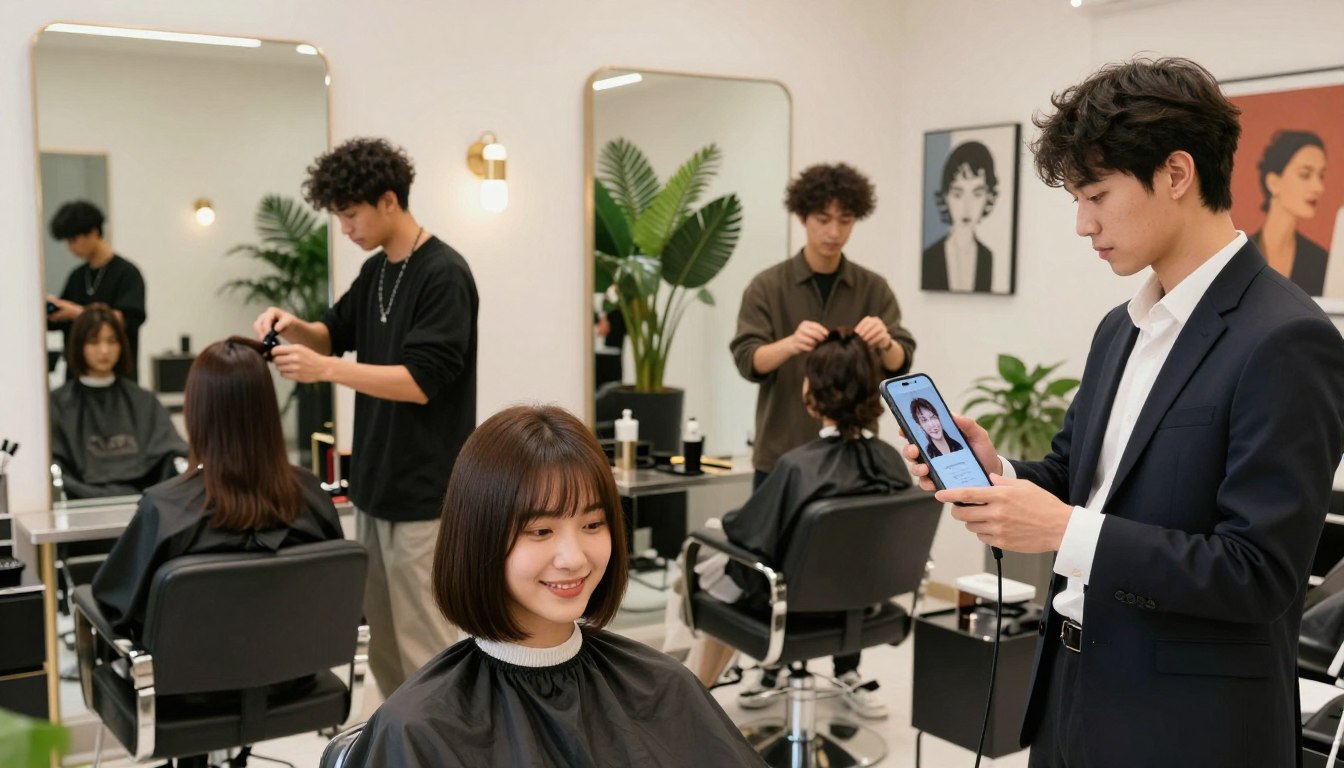 simule seu corte de cabelo