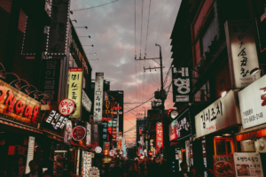 city under cloudy sky — Foto por Sava Bobov na Unsplash